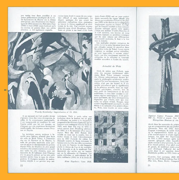 Catálogo de arte "Venezia 1958". Diseño editorial.